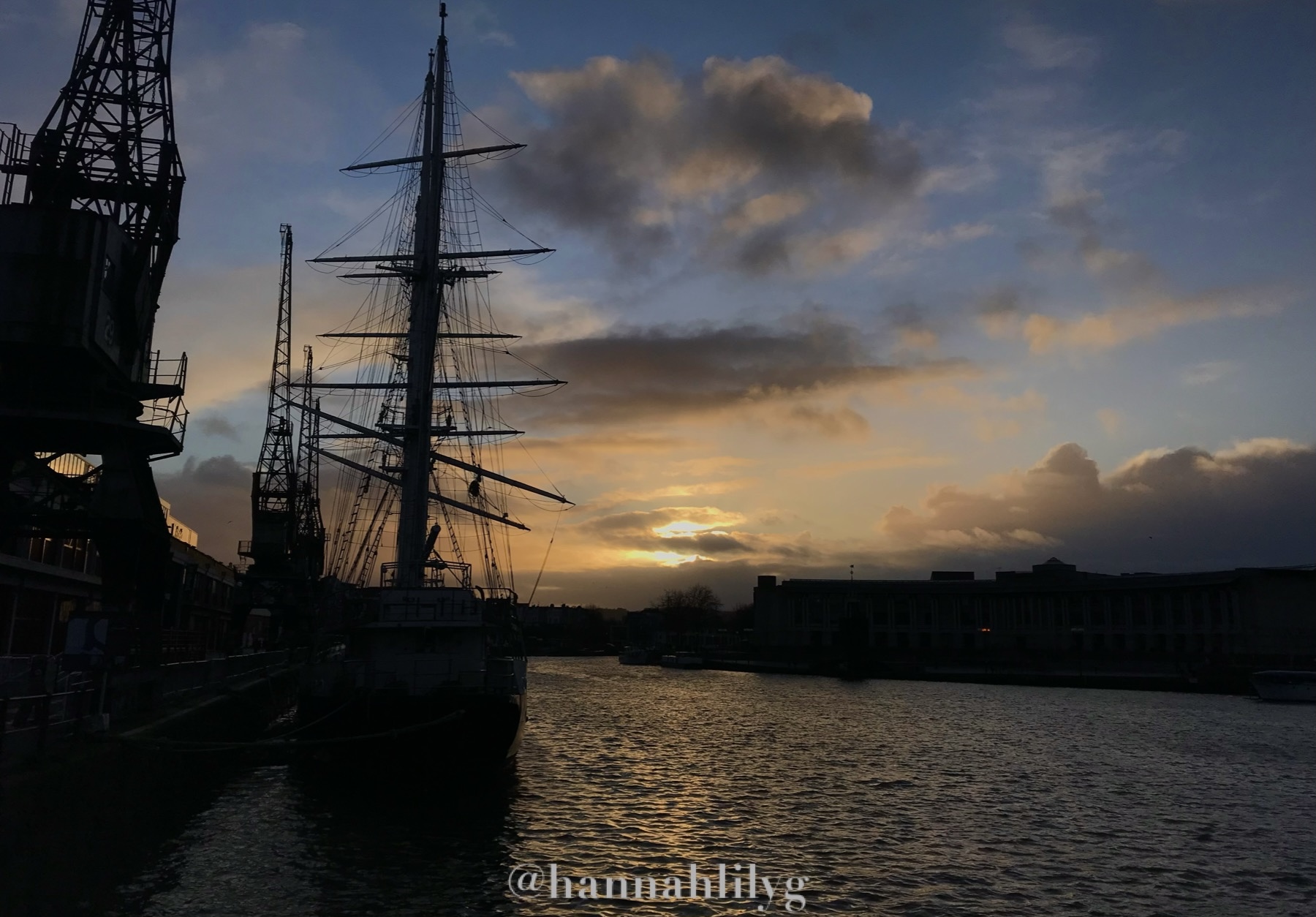 Harbourside Sunset + credit